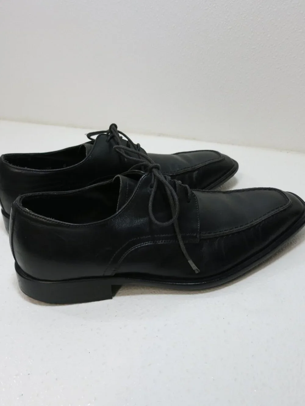 Via Spiga Black Leather Dress Oxfords Men's Footwear Formal Shoes Italy Sz 8